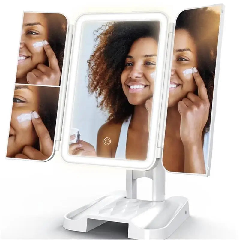 GloReflect 3-Fold LED Makeup Mirror