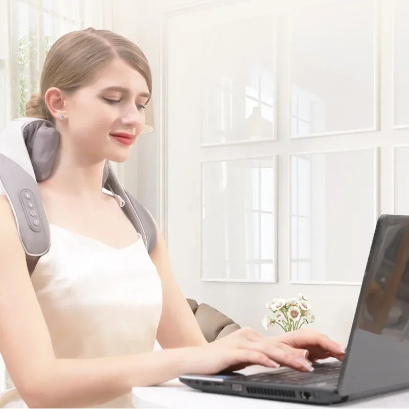 SerenityTouch™ Wireless Electric Shiatsu Neck and Back Massager