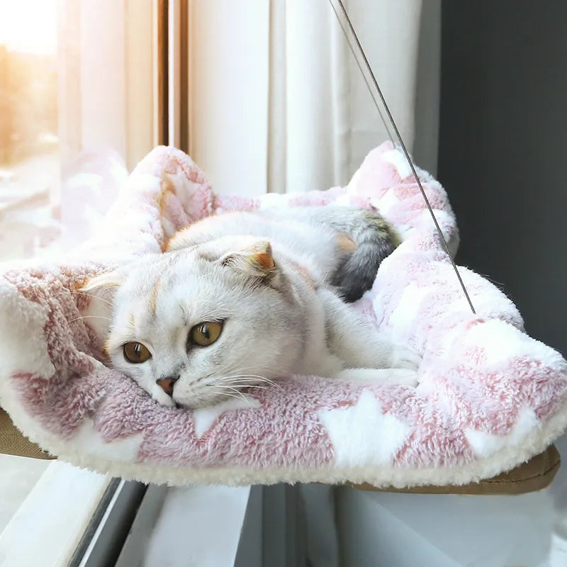 PurrPerch CozyCradle - Hanging Cat Bed